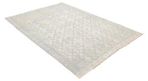 Tappeto Kilim Stilizzato Azzurro Avorio 181x252 Cm