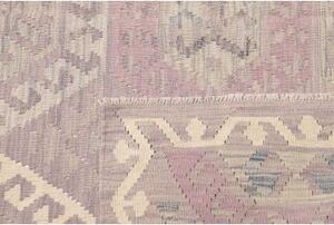 Tappeto Kilim Geometrico Lavanda Avorio 177x240 Cm