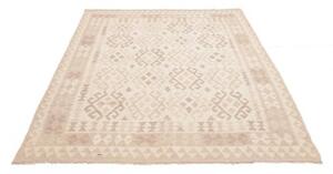 Tappeto Kilim Geometrico Beige Tortora 178x253 Cm