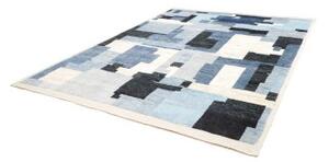 Tappeto Berbero Geometrico Blu Azzurro 249x314 Cm