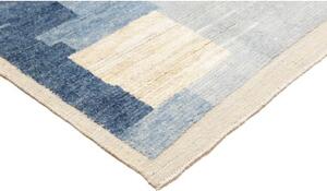 Tappeto Berbero Geometrico Blu Azzurro 249x314 Cm