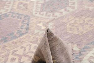 Tappeto Kilim Geometrico Grigio Tortora 172x249 Cm