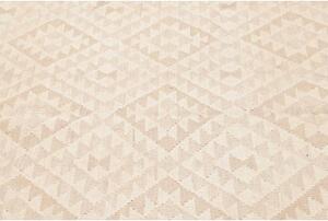 Tappeto Kilim Geometrico Beige Avorio 184x242 Cm