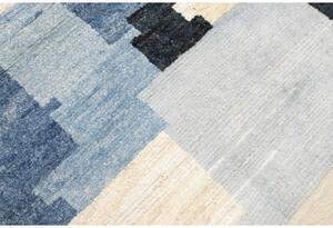 Tappeto Berbero Geometrico Blu Azzurro 249x314 Cm