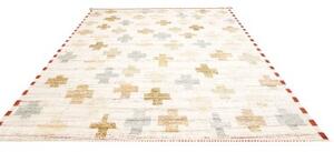 Tappeto Berbero Geometrico Avorio Multicolore 257x315 Cm