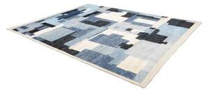 Tappeto Berbero Geometrico Blu Azzurro 249x314 Cm