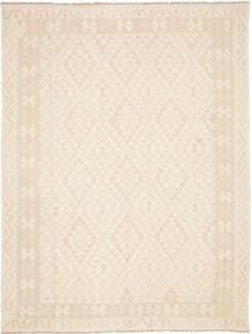 Tappeto Kilim Geometrico Beige Avorio 184x242 Cm