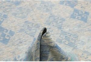 Tappeto Kilim Geometrico Azzurro Beige 175x266 Cm