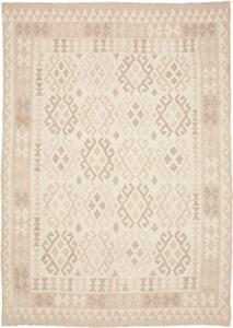 Tappeto Kilim Geometrico Beige Tortora 178x253 Cm