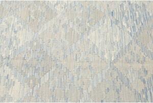 Tappeto Kilim Geometrico Azzurro Beige 180x255 Cm