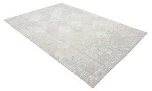 Tappeto Kilim Geometrico Azzurro Beige 180x255 Cm