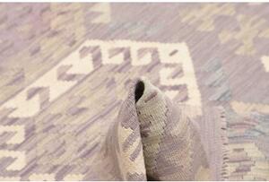 Tappeto Kilim Geometrico Malva Grigio 122x177 Cm