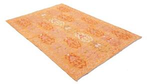 Tappeto Kilim Geometrico Arancione Rosa 128x185 Cm