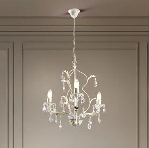 ONLI - Lampadario a catena TERESA 3xE14/6W/230V bianco