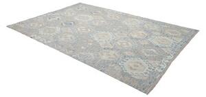 Tappeto Kilim Geometrico Azzurro Beige 201x296 Cm