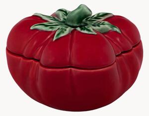 Ciotola con coperchio dipinta a mano Tomato