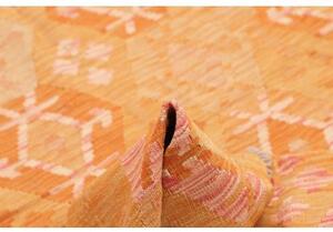 Tappeto Kilim Geometrico Senape Ocra 149x206 Cm
