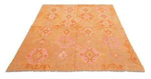 Tappeto Kilim Geometrico Senape Ocra 149x206 Cm