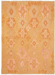 Tappeto Kilim Geometrico Senape Ocra 149x206 Cm