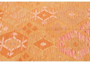 Tappeto Kilim Geometrico Senape Ocra 149x206 Cm