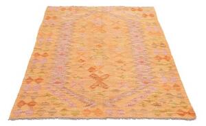 Tappeto Kilim Stilizzato Arancione Rosa 103x149 Cm