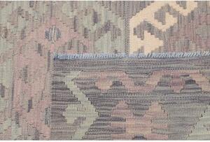 Tappeto Kilim Stilizzato Grigio Beige 126x170 Cm