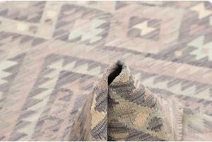 Tappeto Kilim Geometrico Grigio Beige 105x152 Cm
