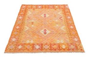 Tappeto Kilim Geometrico Arancione Giallo 102x149 Cm
