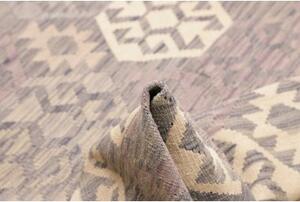 Tappeto Kilim Geometrico Grigio Malva 134x175 Cm