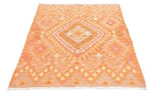 Tappeto Kilim Geometrico Arancione Beige 102x147 Cm