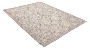 Tappeto Kilim Geometrico Grigio Azzurro 178x220 Cm