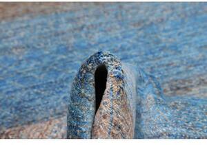 Tappeto Cromopura Geometrico Blu Marrone 155x213 Cm