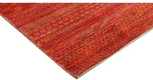 Tappeto Cromopura Geometrico Rosso Mattone Arancione 200x241 Cm