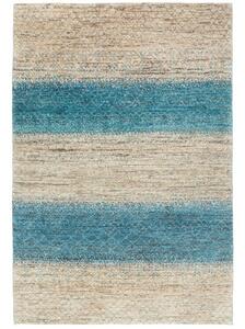 Tappeto Cromopura Geometrico Beige Azzurro 123x181 Cm