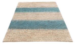 Tappeto Cromopura Geometrico Beige Azzurro 123x181 Cm