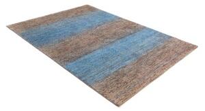 Tappeto Cromopura Geometrico Blu Marrone 155x213 Cm