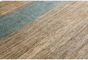 Tappeto Cromopura Geometrico Marrone Azzurro 202x309 Cm