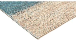 Tappeto Cromopura Geometrico Beige Azzurro 123x181 Cm