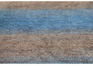 Tappeto Cromopura Geometrico Blu Marrone 155x213 Cm