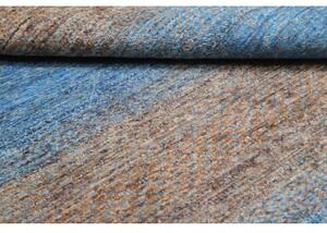 Tappeto Cromopura Geometrico Blu Marrone 155x213 Cm