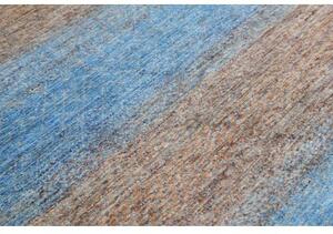 Tappeto Cromopura Geometrico Blu Marrone 155x213 Cm
