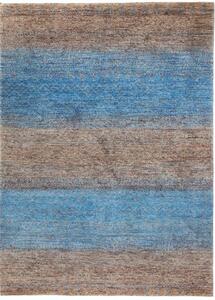 Tappeto Cromopura Geometrico Blu Marrone 155x213 Cm