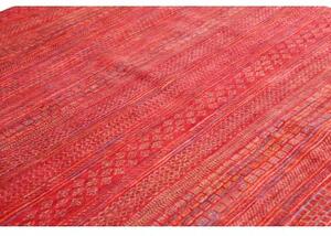 Tappeto Cromopura Geometrico Rosso Arancione 200x243 Cm