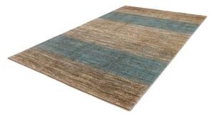 Tappeto Cromopura Geometrico Marrone Azzurro 202x309 Cm