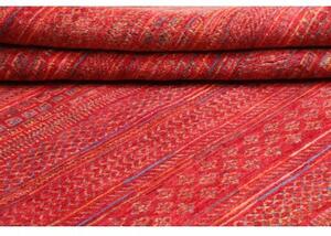 Tappeto Cromopura Geometrico Rosso Arancione 200x243 Cm