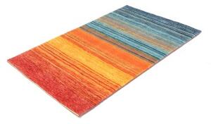 Tappeto Cromopura Geometrico Blu Arancione 94x152 Cm