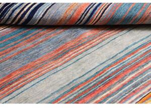 Tappeto Cromopura Geometrico Blu Rosso 153x200 Cm