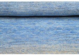 Tappeto Cromopura Geometrico Blu Beige 93x153 Cm