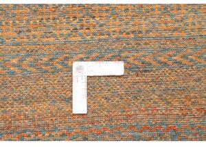Tappeto Cromopura Geometrico Blu Petrolio Terracotta 97x156 Cm