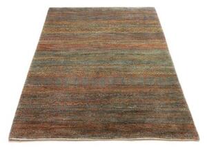 Tappeto Cromopura Geometrico Blu Petrolio Terracotta 97x156 Cm